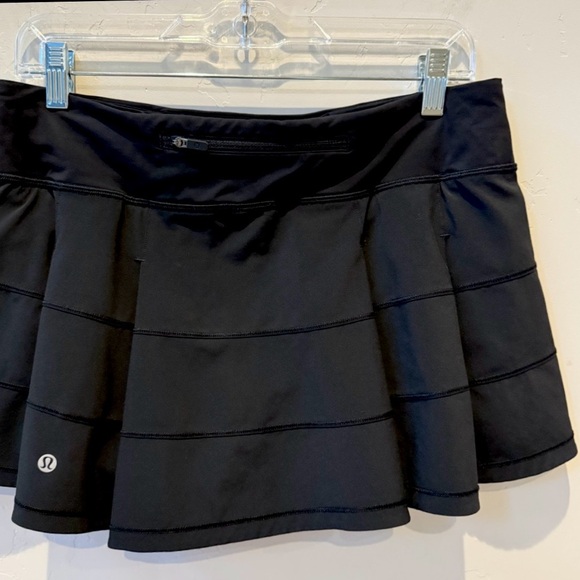 Lululemon Pace Rival Mid-Rise Black
Skirt, Size 8 - Picture 4 of 13